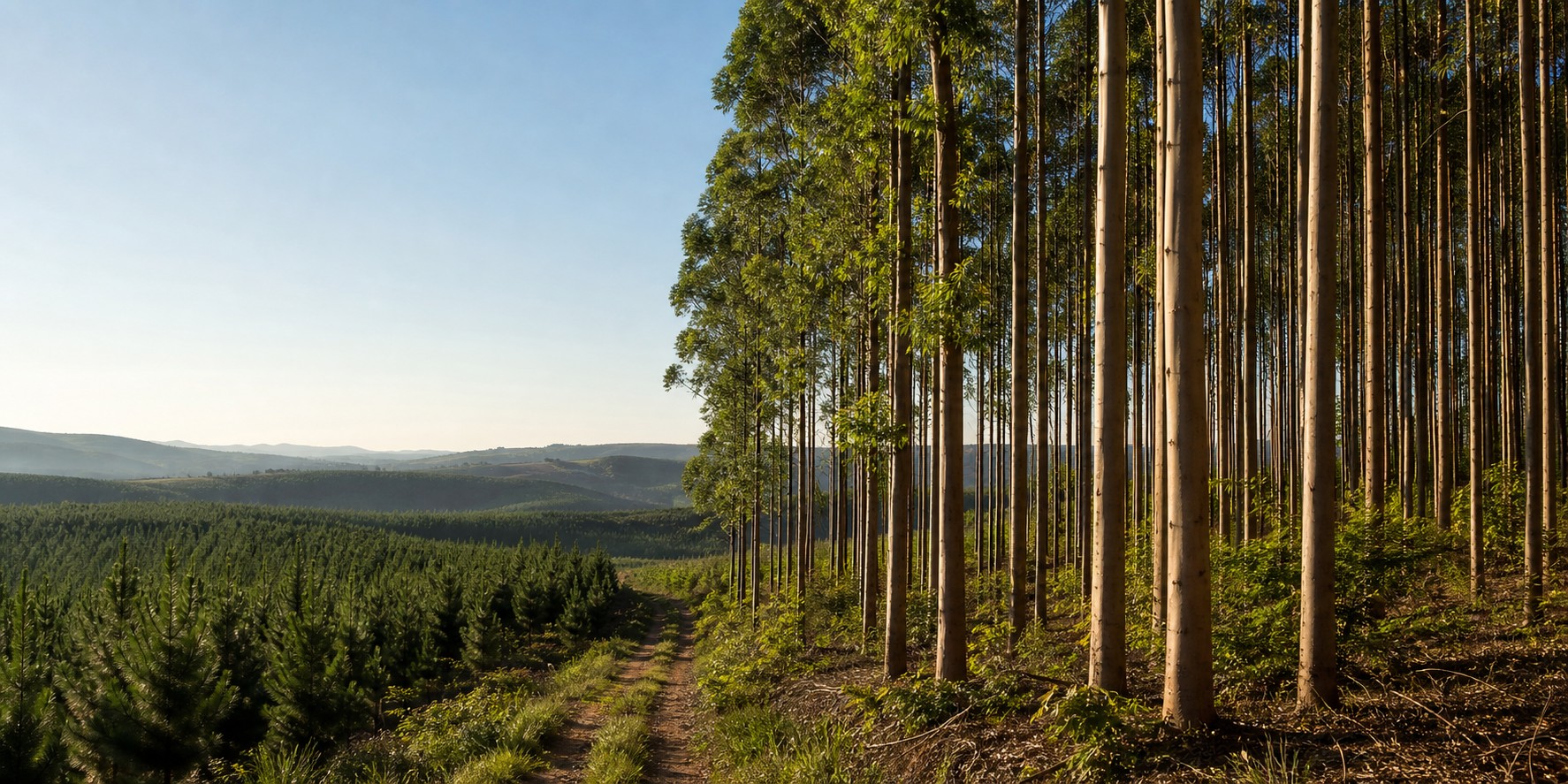 Floresta sustentável manejada no Brasil